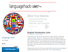 Tablet Screenshot of languagehack.com